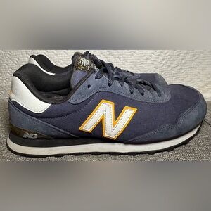 New Balance 515 Men’s Sneakers Size 7 Navy Gray Yellow Classic Retro
